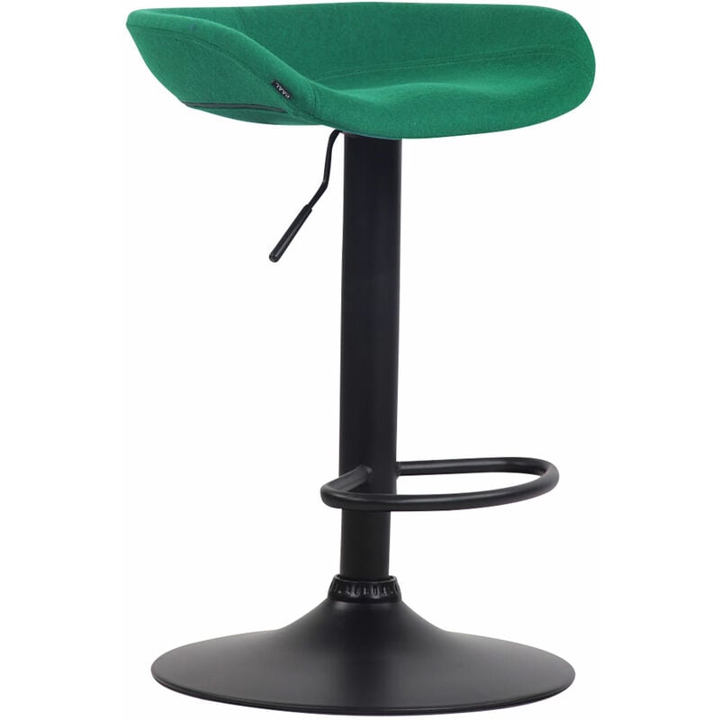 foto del prodotto sgabello bar design anaheim in feltro nero verde