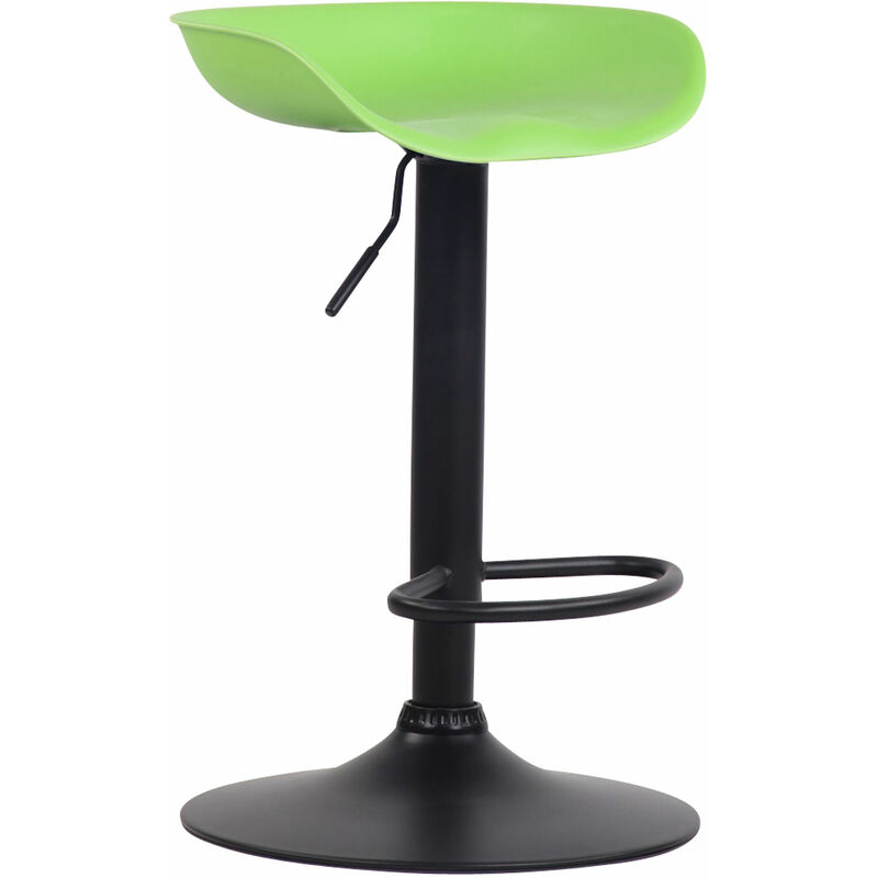 foto del prodotto sgabello bar design anaheim in plastica verde nero