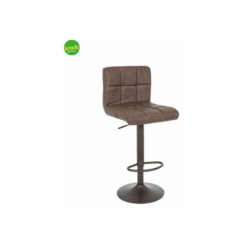 foto del prodotto sgabello bar greyson bizzotto regolabile in altezza colore marrone vintage
