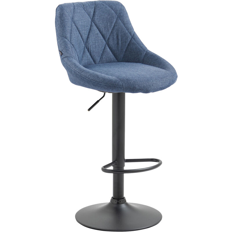 immagine 0 del prodotto sgabello bar lazio in tessuto blu nero