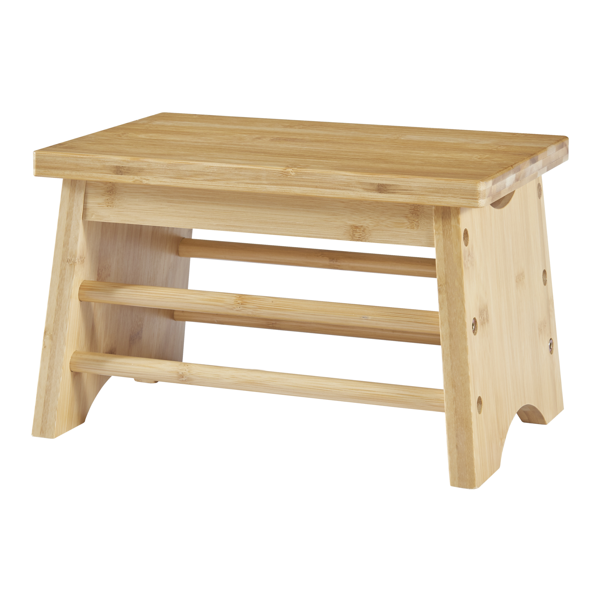 foto del prodotto sgabello basso ryslinge poggiapiedi in bamb naturale 33 x 21,5 x 20 cm en.casa 