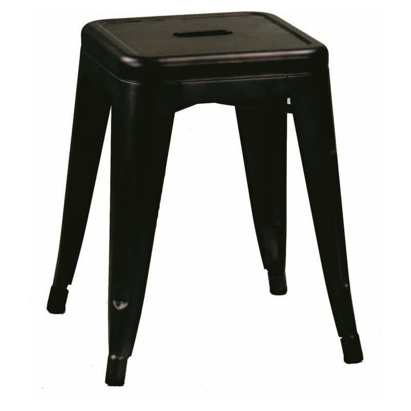 foto del prodotto sgabello bristol 39x39xh45 cm in ferro marrone