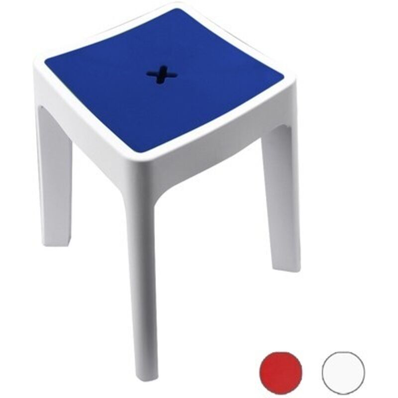 foto del prodotto sgabello contenitore modello keope metaform bianco