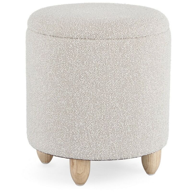 foto del prodotto sgabello contenitore zena grigio chiaro