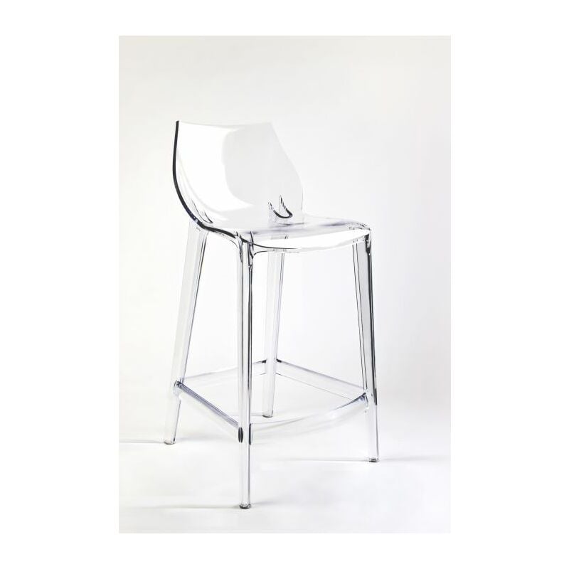 foto del prodotto sgabello cucina trasparente policarbonato mahi mahi neutro h 66 opzioni 1 scelta