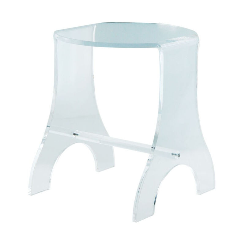 foto del prodotto sgabello da bagno in plexiglas complementi bagno