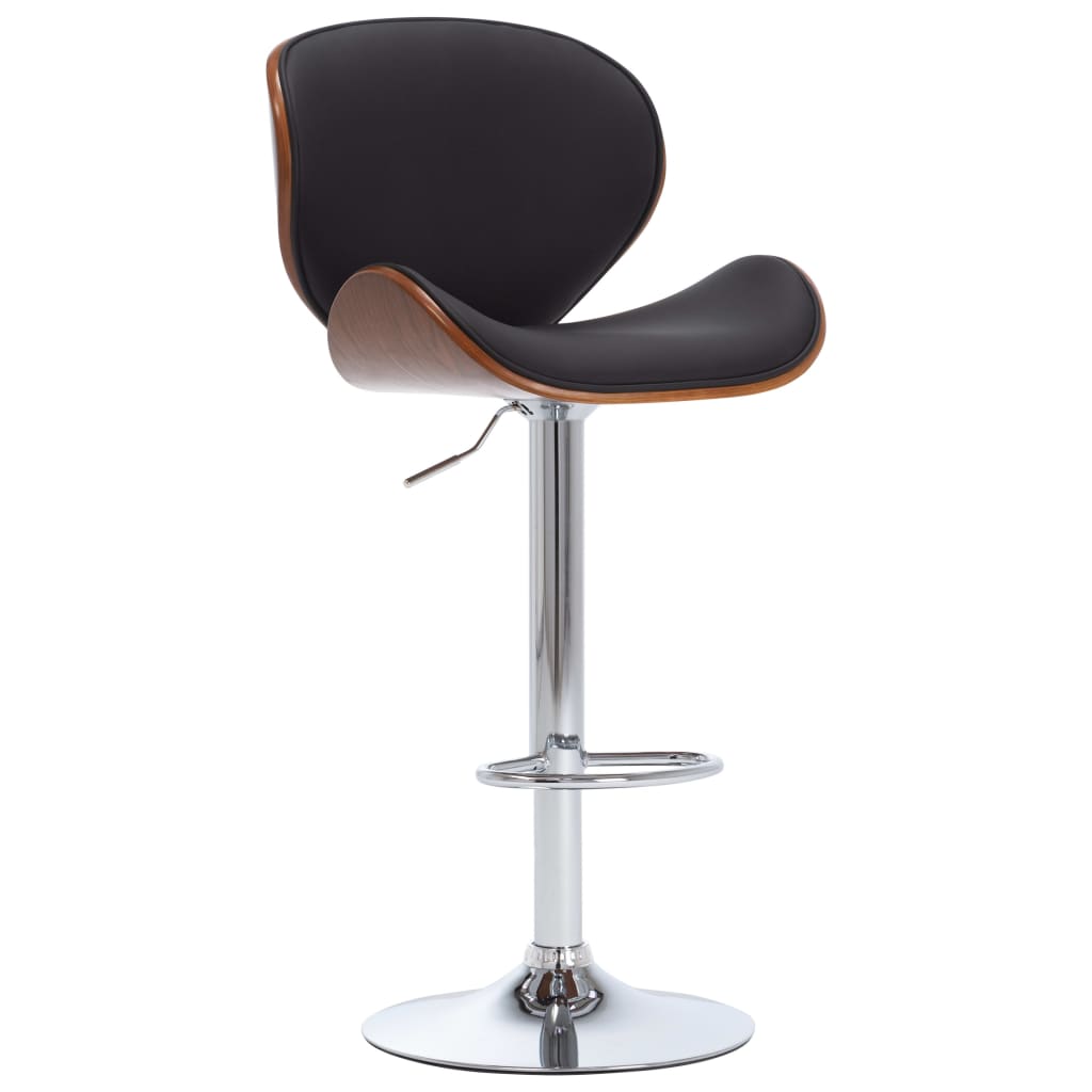 foto del prodotto sgabello da bar nero in similpelle cod mxl 77204