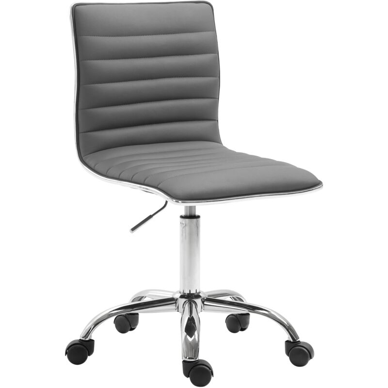 foto del prodotto sgabello da lavoro alamosa in similpelle grigio