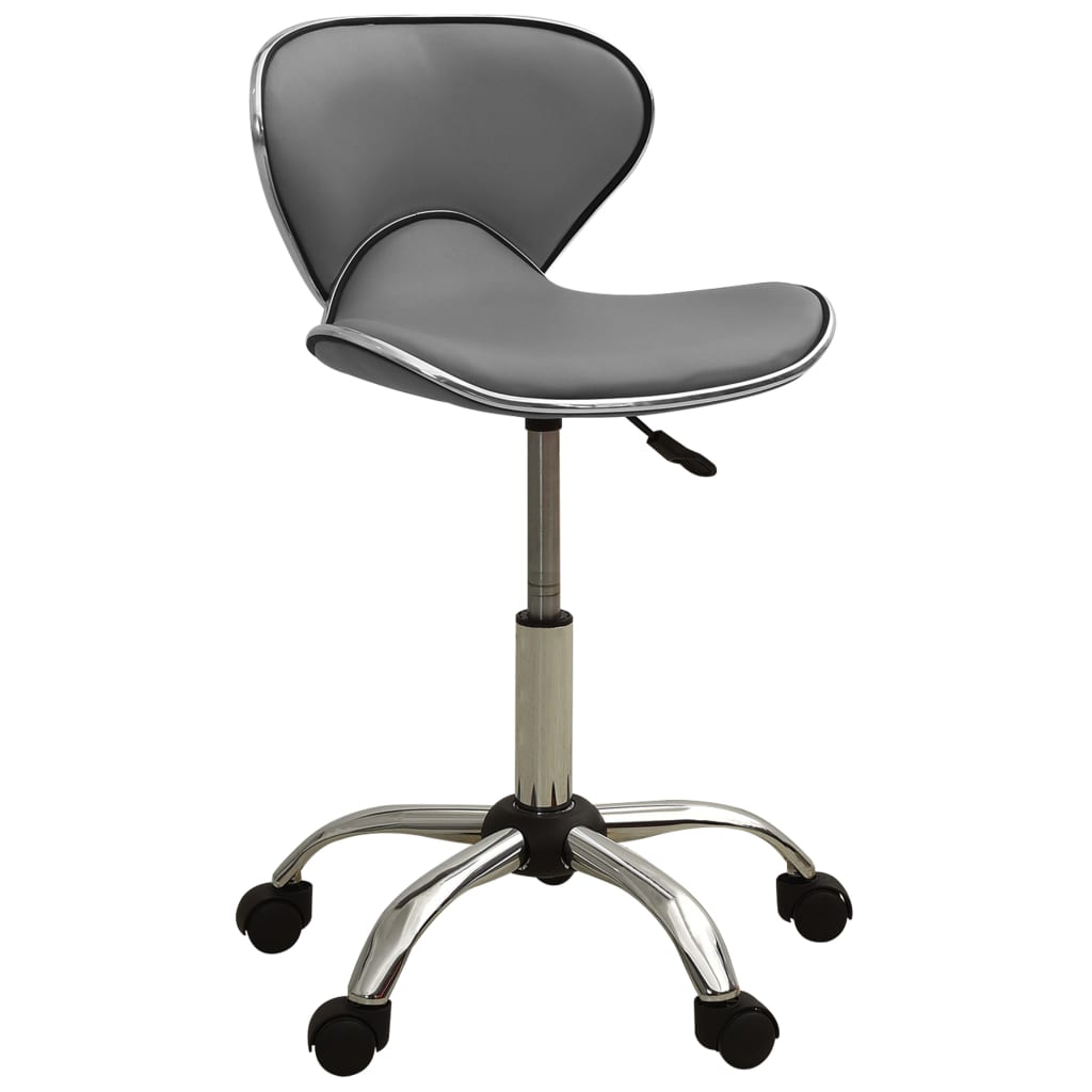 foto del prodotto sgabello da salone spa grigio in similpelle cod mxl 58643