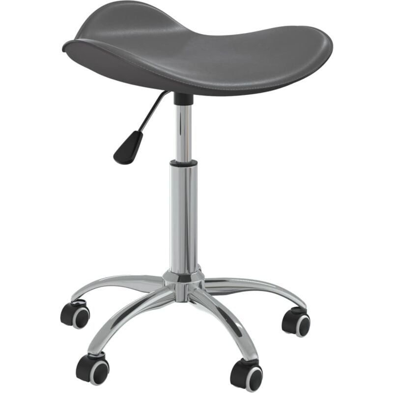 foto del prodotto sgabello da salone spa grigio in similpelle vidaxl