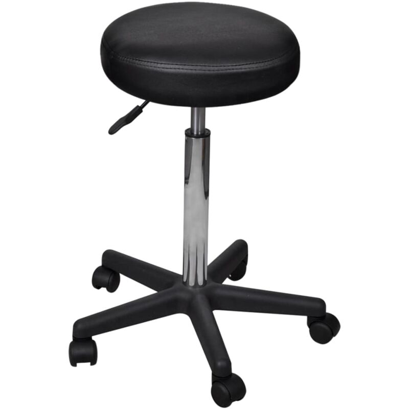 foto del prodotto sgabello da ufficio nero vidaxl
