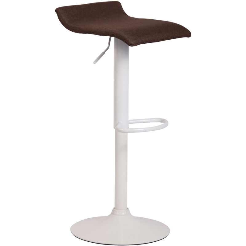 foto del prodotto sgabello dyn v2 in tessuto marrone bianco
