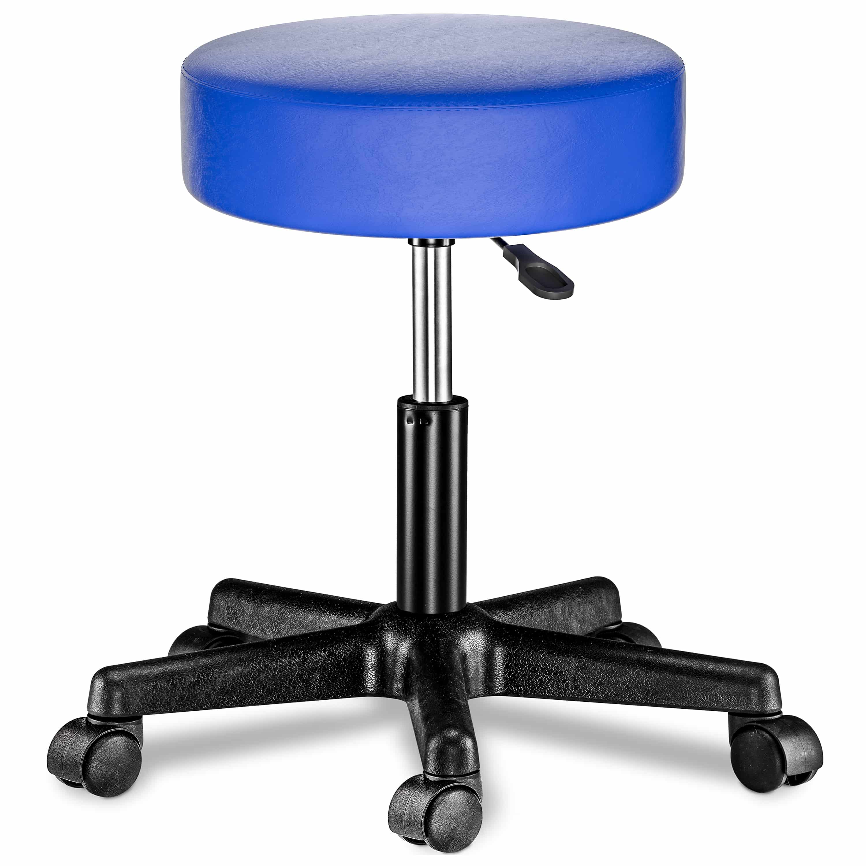 foto del prodotto sgabello girevole 360 similpelle blu