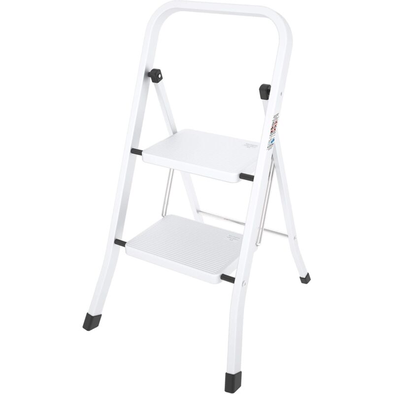 foto del prodotto sgabello in alluminio mod. factotum 2 gradini salvaspazio - colombo