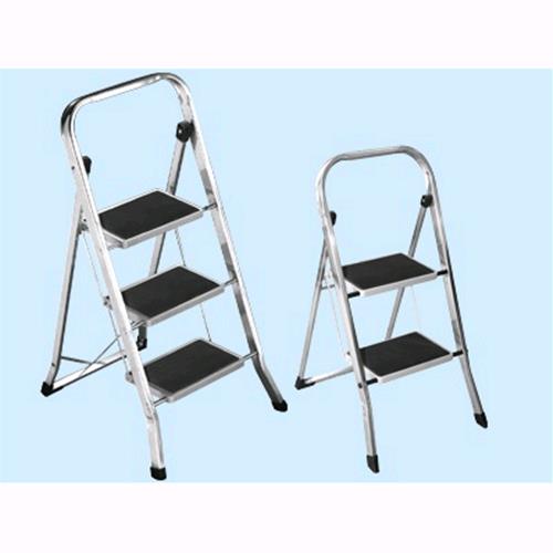 foto del prodotto sgabello in alluminio mod. step up light 2 gradini portata 150kg 46x55xh85 cm