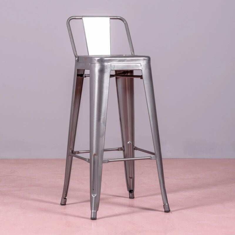 foto del prodotto sgabello industriale bistro metal nest dream