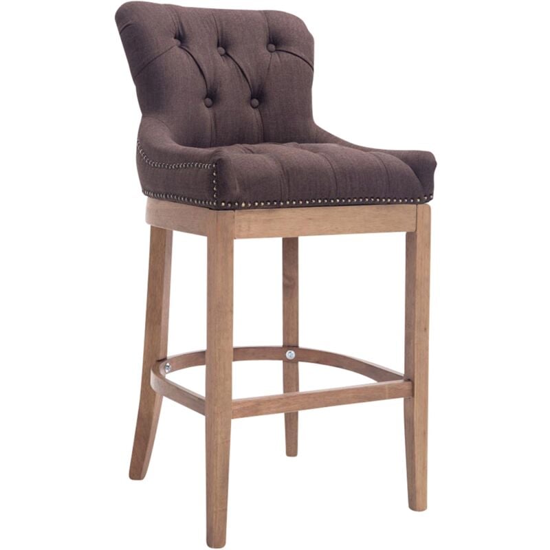 foto del prodotto sgabello lakewood stoffa antico chiaro marrone
