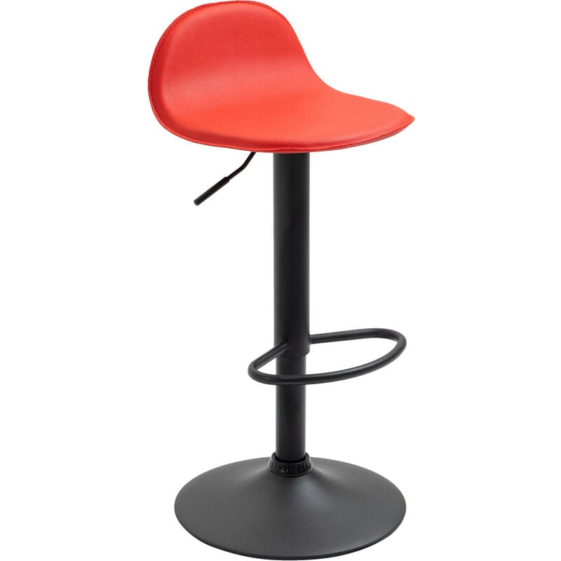 immagine 0 del prodotto sgabello lana v2 in similpelle rosso nero