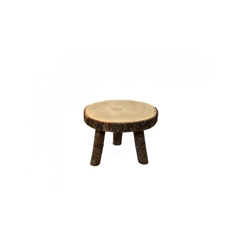foto del prodotto sgabello legno basso 20x16h.