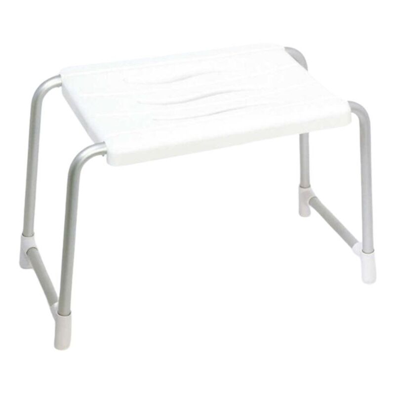 foto del prodotto sgabello per doccia o vasca da bagno colore bianco carico 150 kg