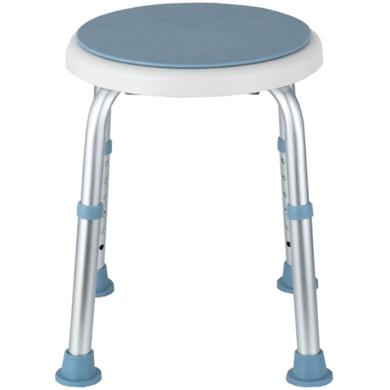 foto del prodotto sgabello per doccia sedile per doccia regolabile in altezza fino a 300 libbre sgabello per bagno girevole a 360 . rotondo antiscivolosgabello per
