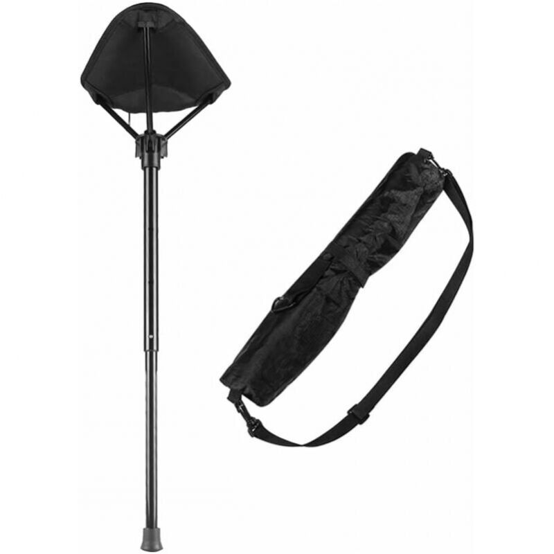 foto del prodotto sgabello pieghevole portatile, sgabello retrattile, sgabello da viaggio leggero regolabile in altezza, sgabello da campeggio per pesca attivit 