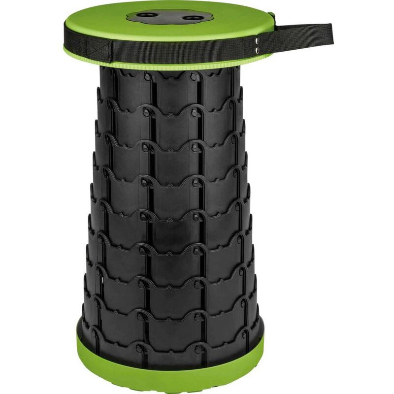 foto del prodotto sgabello pieghevole verde, nero 46067 carico peso max. 150 kg calima