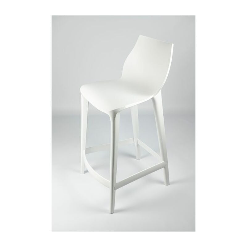 foto del prodotto sgabello polipropilene bar colorato h 76 mahi mahi colore bianco, opzioni 1 scelta