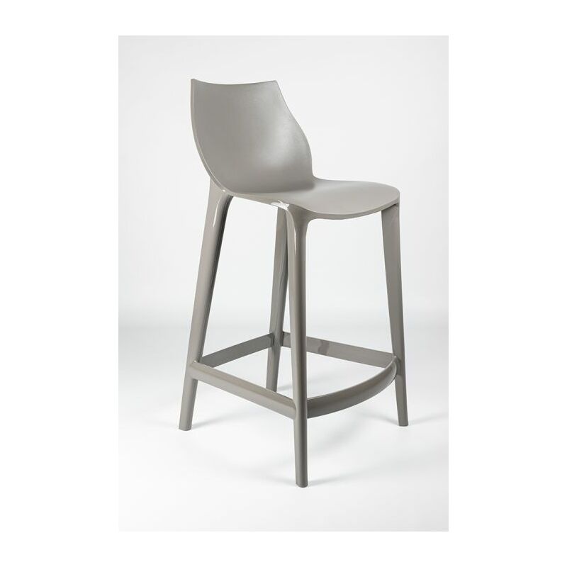 foto del prodotto sgabello polipropilene bar colorato h 76 mahi mahi colore grigio, opzioni 1 scelta