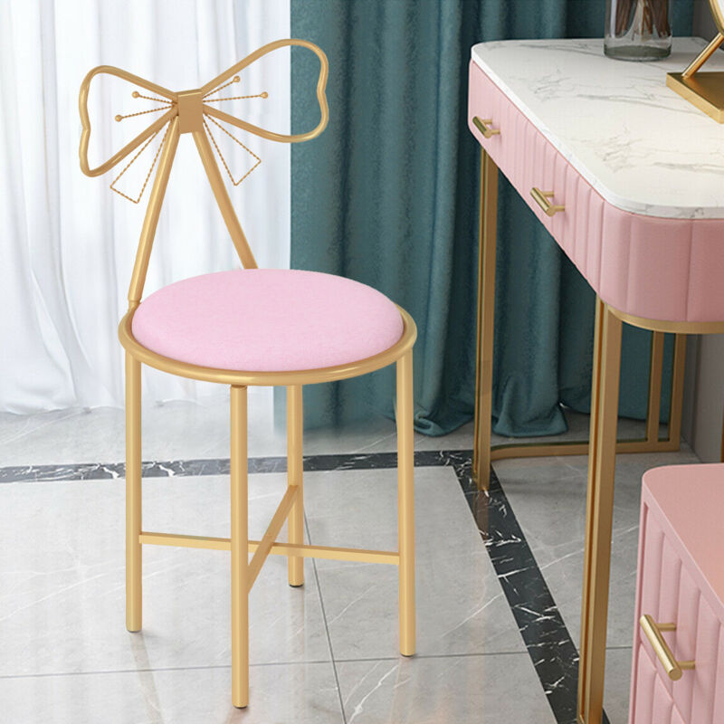 foto del prodotto sgabello sedia da trucco sedia con schienale in stile farfalla camera da letto per cafeteria negozio di abbigliamento