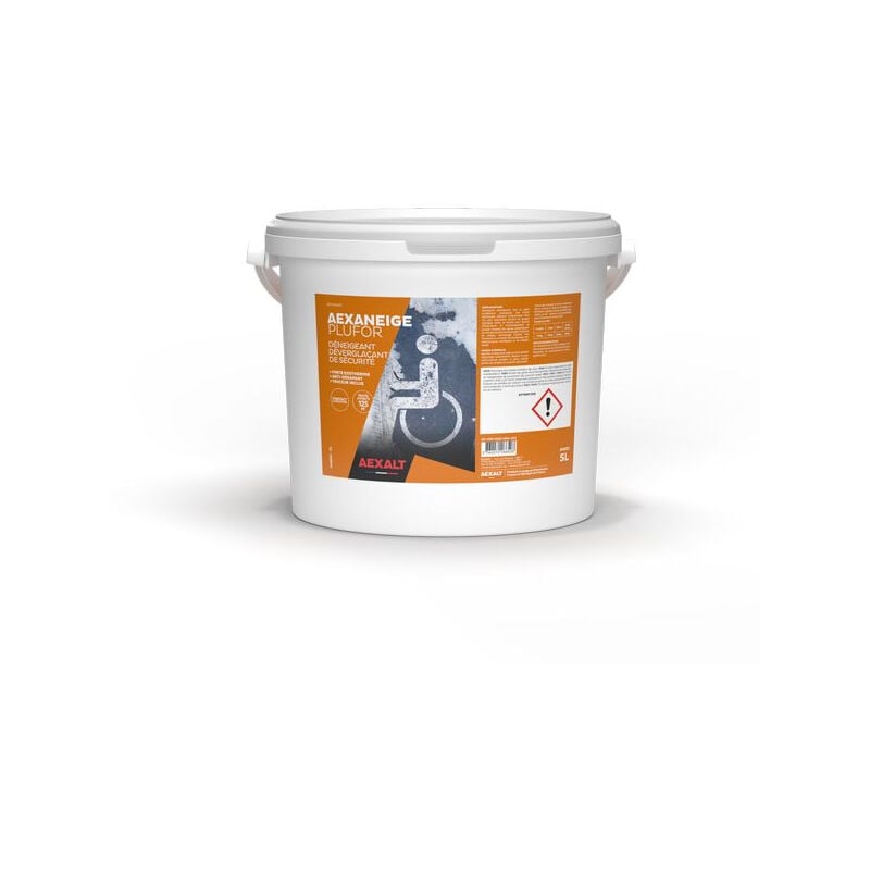 foto del prodotto sgombraneve, sghiacciante di sicurezza, aexaneige plufor, 5l aexalt an652
