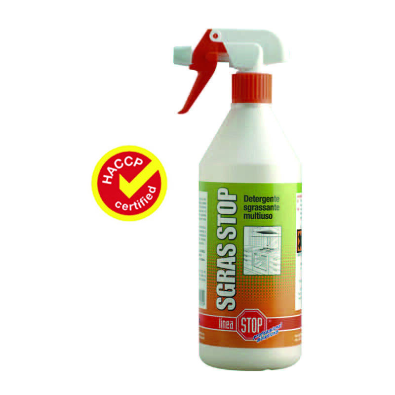 foto del prodotto sgrass stop detergente sgrassante ml.750 in flacone spray