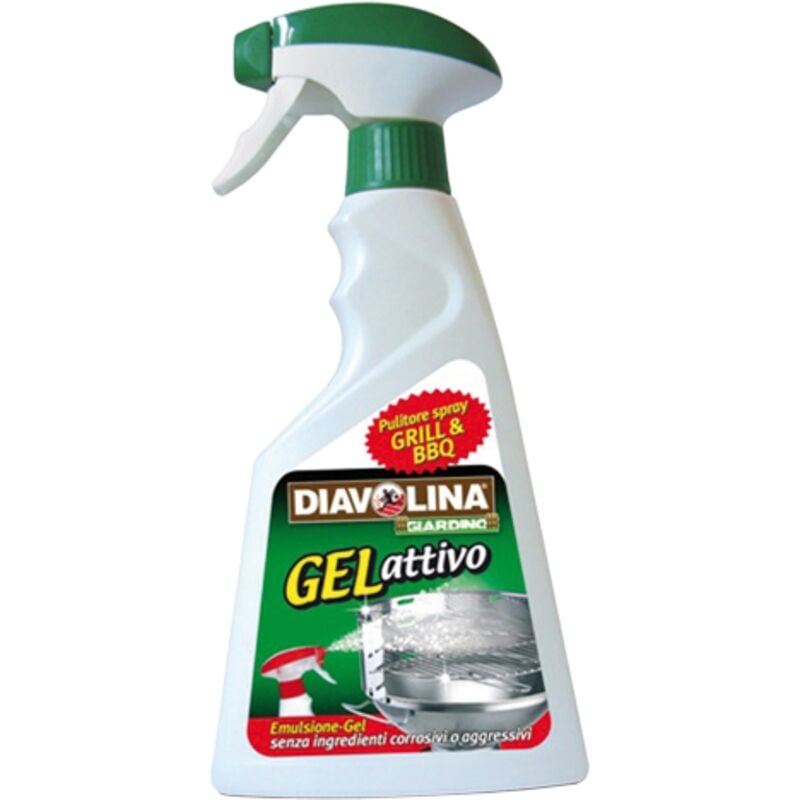 foto del prodotto sgrassante gel attivo diavolina pulitore per grill e barbecue da 500 ml