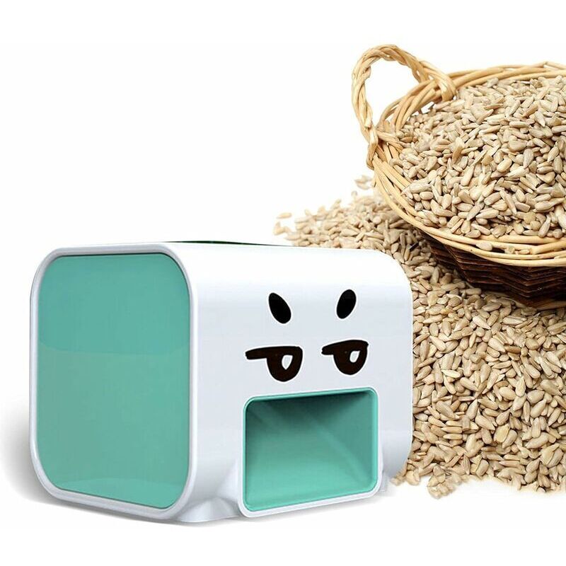 foto del prodotto sgusciatore di semi di girasole completamente automatico, apriscatole per semi di melone, utensile da cucina elettrico seed artifact, bianco