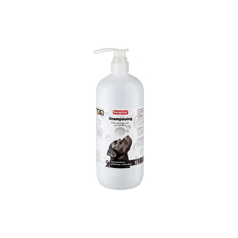 foto del prodotto shampoo beaphar per cani per capelli neri, 1 litro