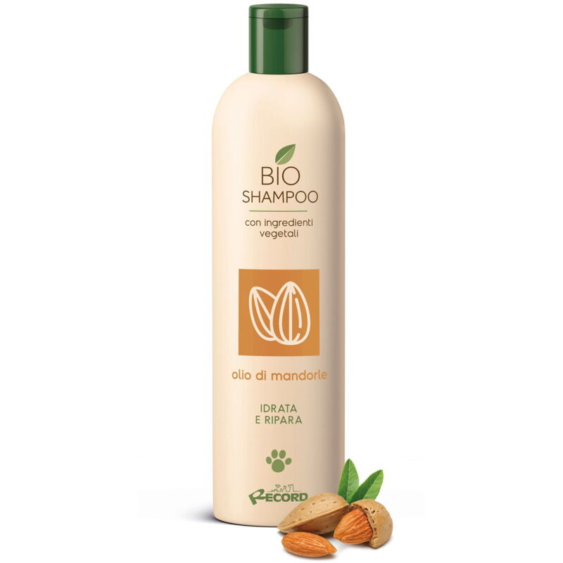 foto del prodotto shampoo bio idratante e ristrutturante con olio di mandorle per cani e gatti 250 ml