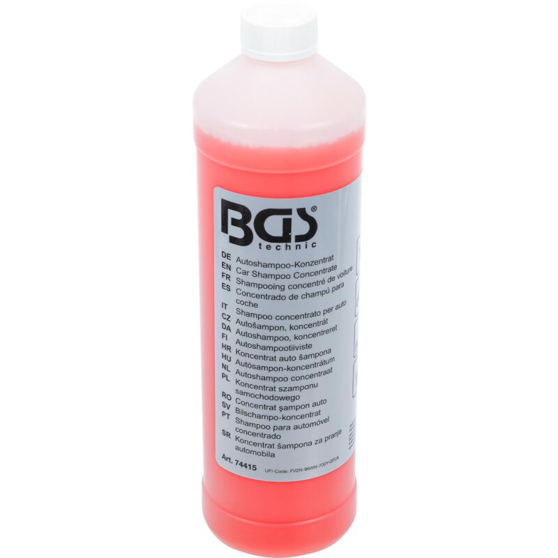 foto del prodotto shampoo concentrato per auto rosso 1000 ml