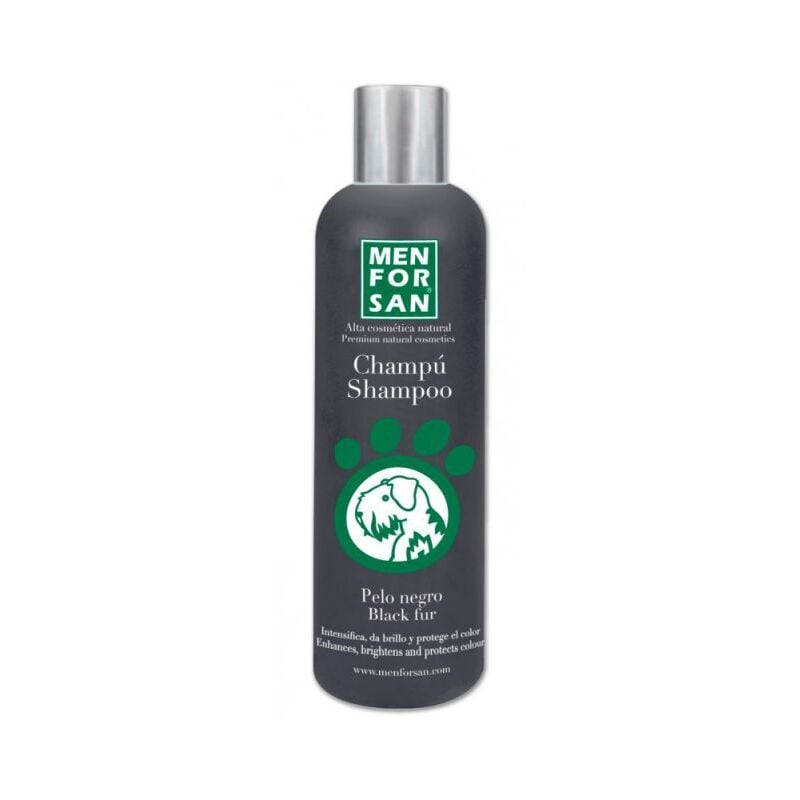 foto del prodotto shampoo da 300 ml di colore di colore capelli neri menforsan