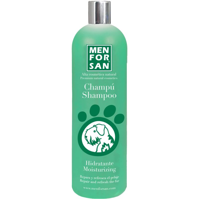 foto del prodotto shampoo idratante per cani, 1 l, idrata, protegge e rinfresca menforsan