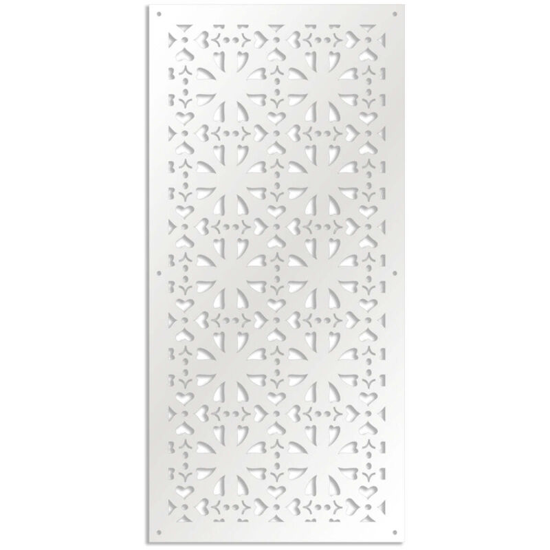 foto del prodotto shape pannello in pvc traforato parasole misura 50x150 cm colore bianco