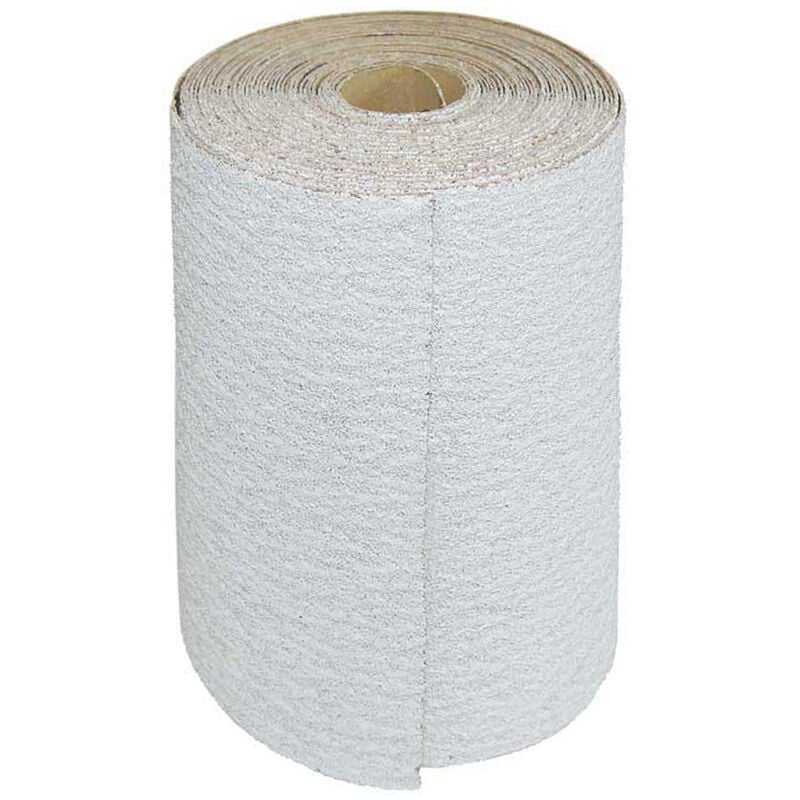 foto del prodotto shark carta abrasiva in rotolo, 93 mm x 5 m, p. levigatrici manuali, corindone normale 1 pz. g60 miotools