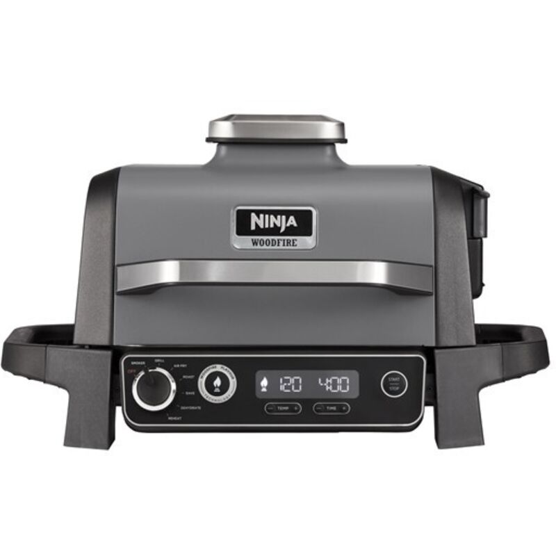 foto del prodotto shark ninja barbecue elettrico con affumicatore woodfire garanzia ufficiale italia 2 anni