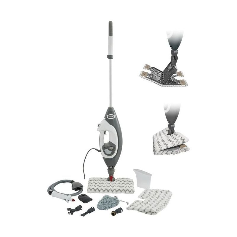 foto del prodotto shark s6005eu pulitore a vapore scopa 2in1 lavapavimenti portatile , capacita 0,5l, 1200w, pressione 3bar, autonomia 30min, funzioni steam