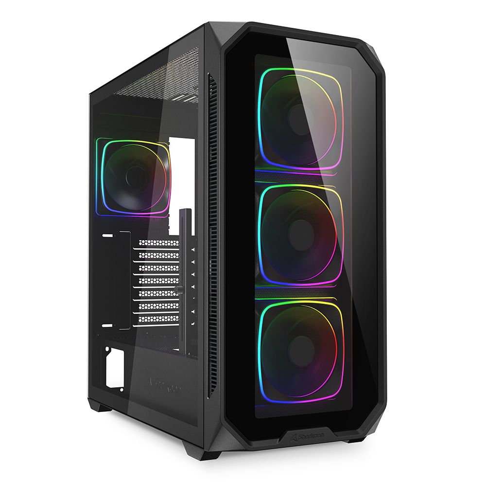 foto del prodotto sharkoon case ak5g rgb atx black