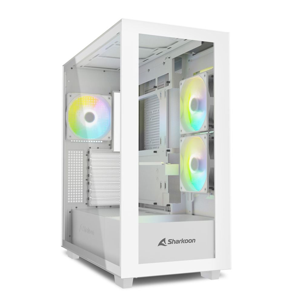 foto del prodotto sharkoon case rebel c60 rgb white rgb