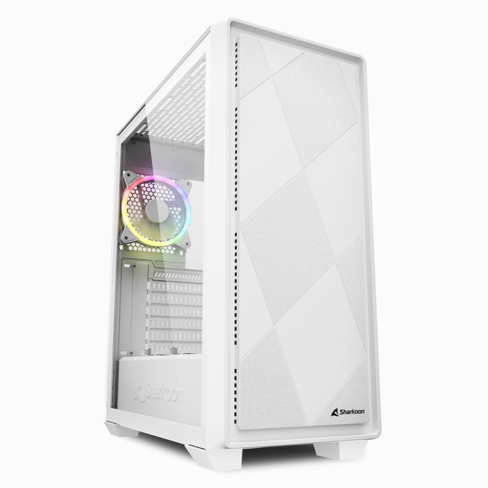 foto del prodotto sharkoon case vs8 rgb white