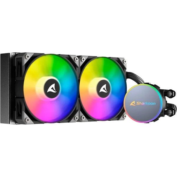 foto del prodotto sharkoon liquid cooling s70 argb 240