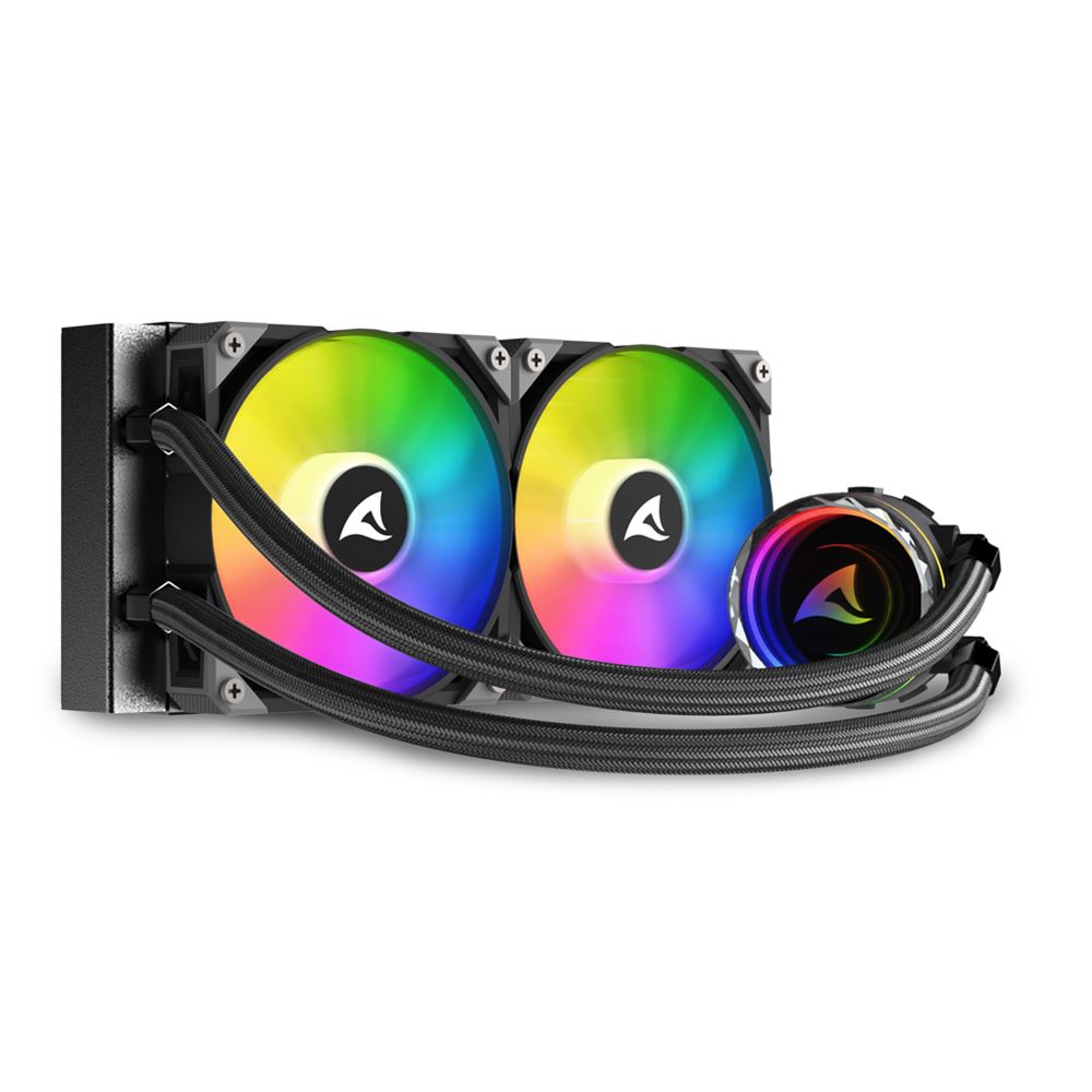 foto del prodotto sharkoon liquid cooling s80 argb 240