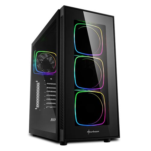 foto del prodotto sharkoon tg6 rgb midi atx tower nero