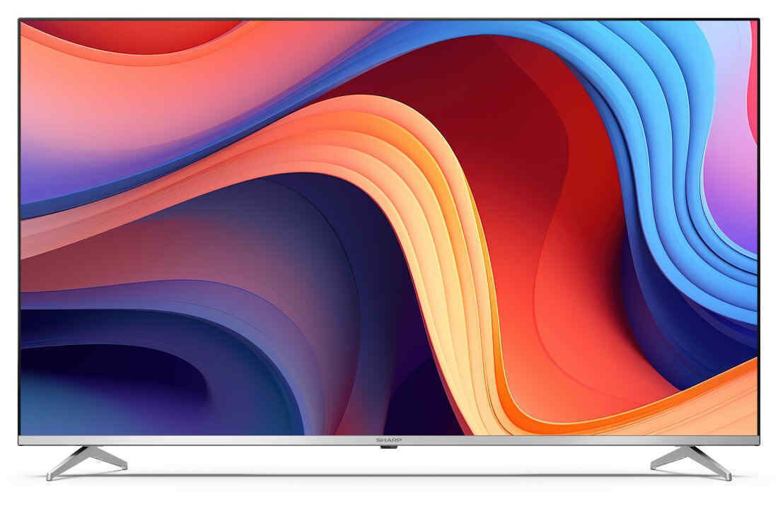 foto del prodotto sharp 55gp6260e tv 139,7 cm 55 4k ultra hd smart tv wi fi nero, argento